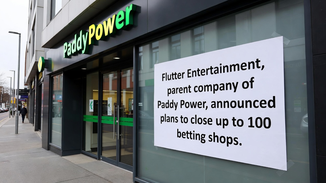 UK betting industry statistics chart showing shop and job trends